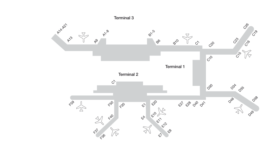 Star Alliance Airport Maps